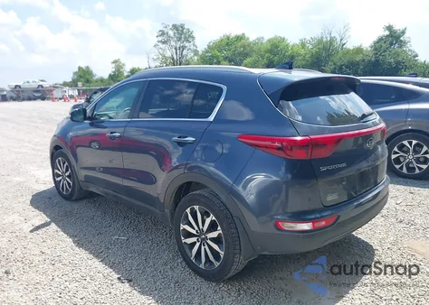 2017 Kia Sportage Ex from USA, damaged, VIN KNDPNCACXH7084700